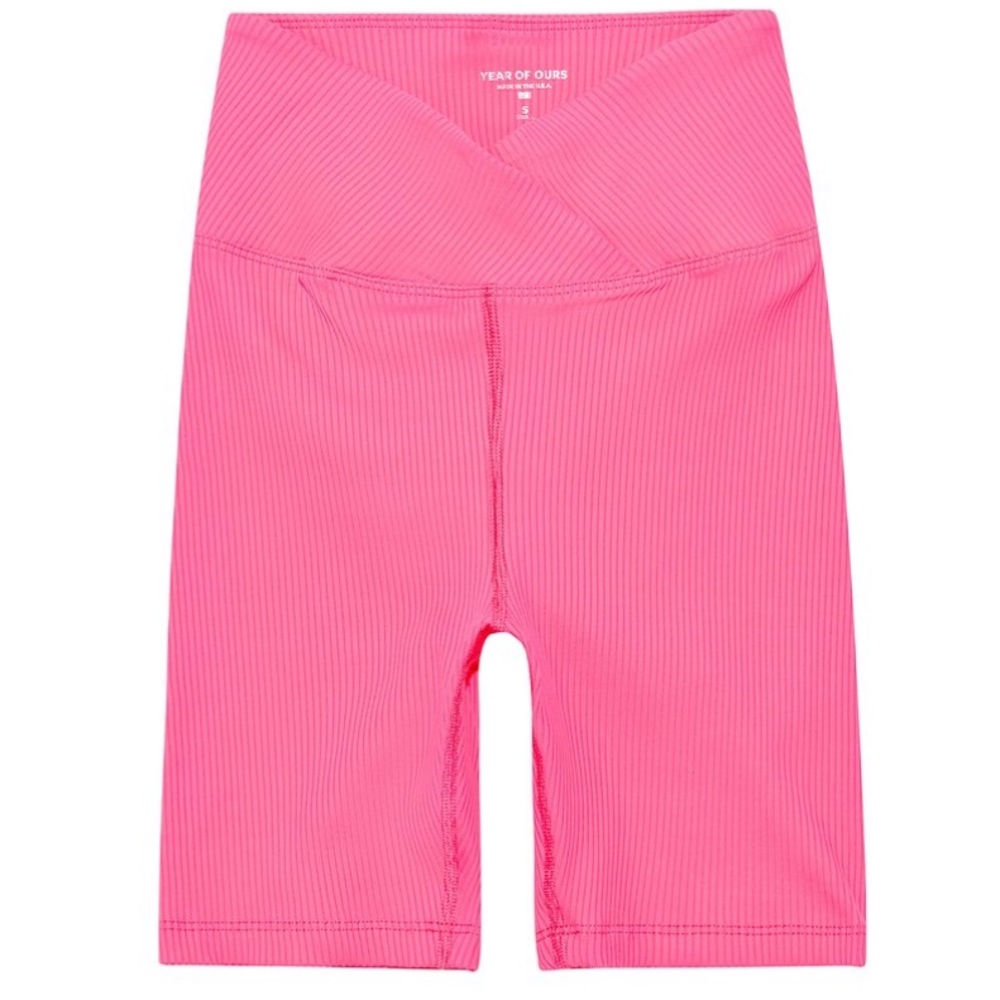 NEW Year Of Ours Pink Biker Shorts